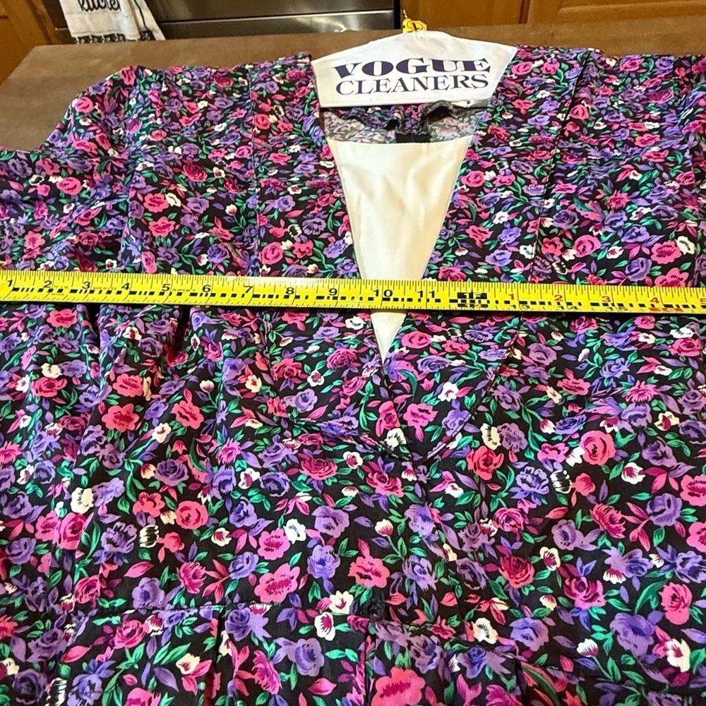 Sweet Miranda Vintage 80’s 90’s Floral Long Sleeve Dress Womens Sz 12 - Picture 13 of 16